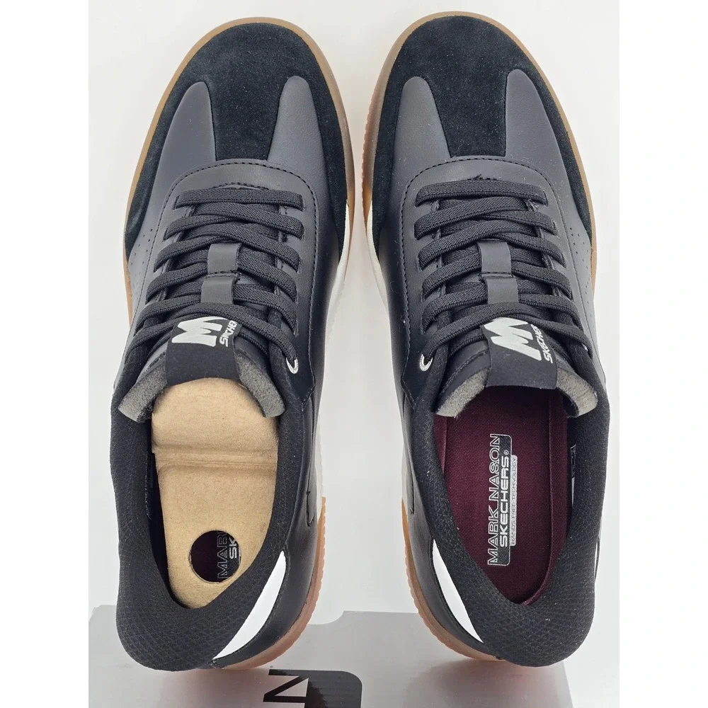 Mark Nason Skechers Salsa Cup Skyller Women Size 9 Black Leather Sneakers - New